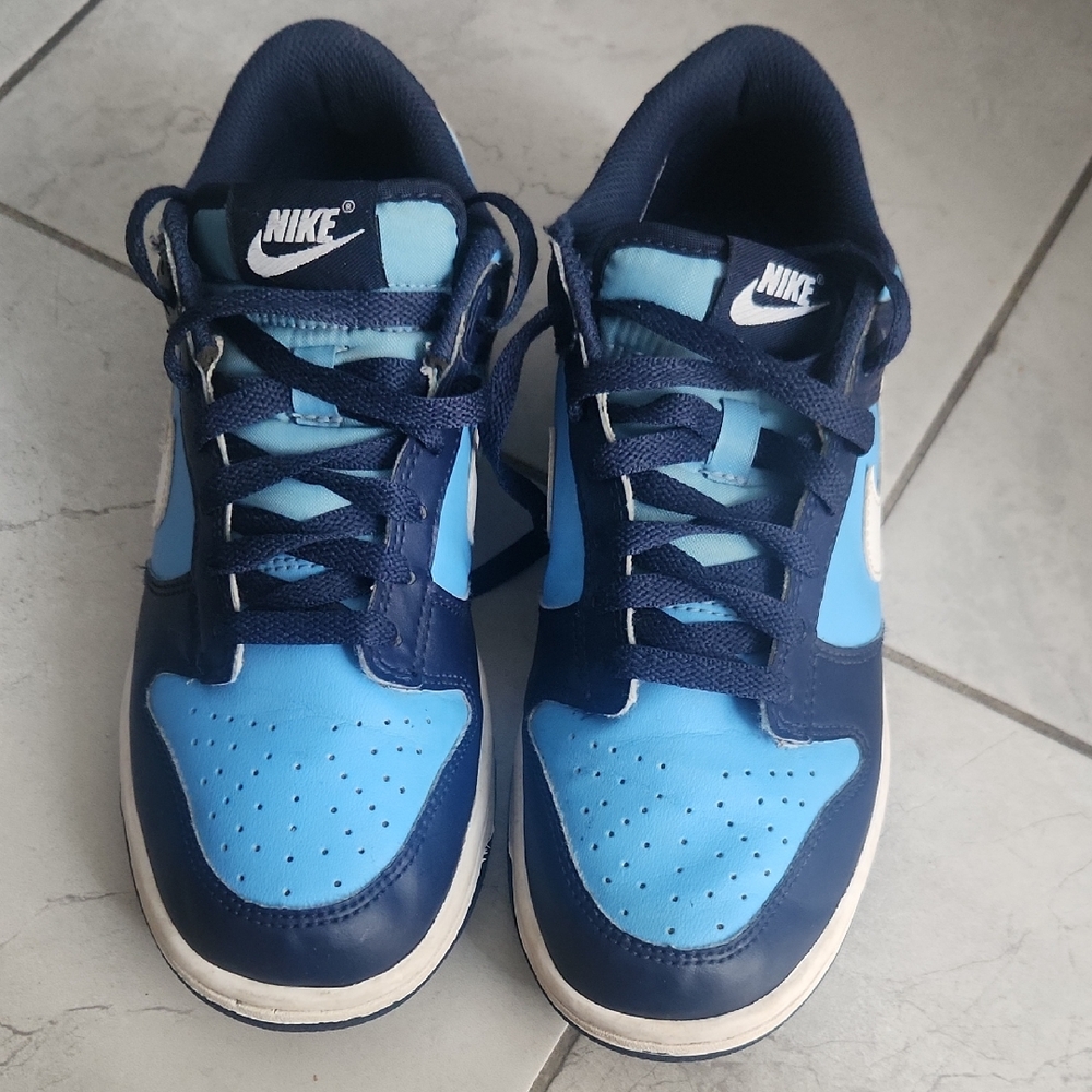 Nike DUNK "University Blue" Dual-Tone Blue Sneakers Youth 6.5